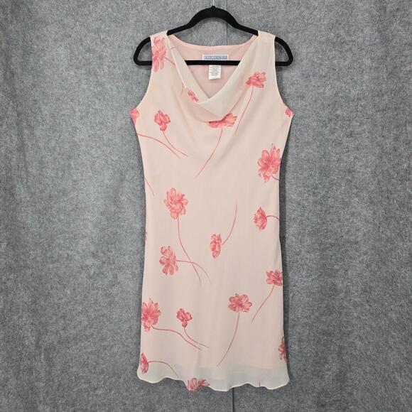 Jessica Howard Dresses & Skirts - VTG Jessica Howard Petites Dress Women Size 14P Sleeveless Overlay Sheath Floral